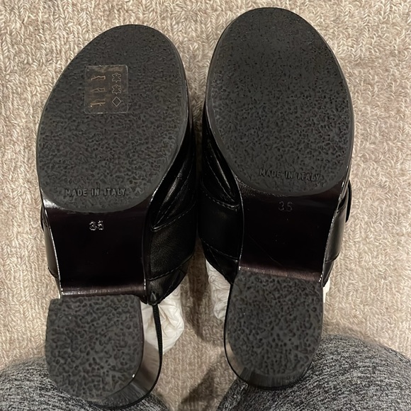 Authentic Chanel mules.  Black leather.  New with original box.  Women’s size 5. - Picture 5 of 9